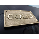 Personalized Brass Plaque - Design Yours Now!